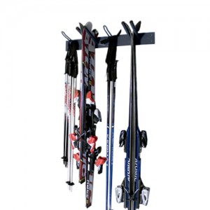 Rangement ski mural - Porte ski pour 4 paires