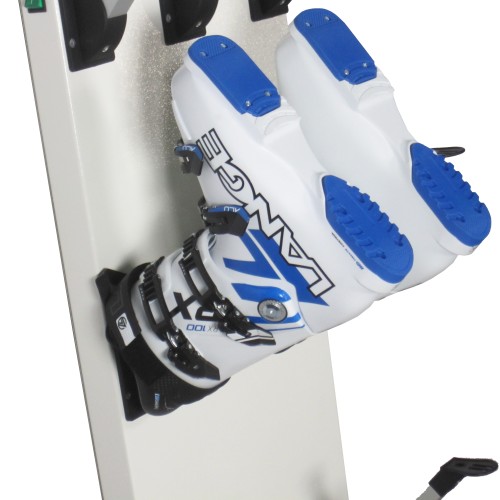 Secador de botas de esquí de pared con 2 pares verticales - BAJO