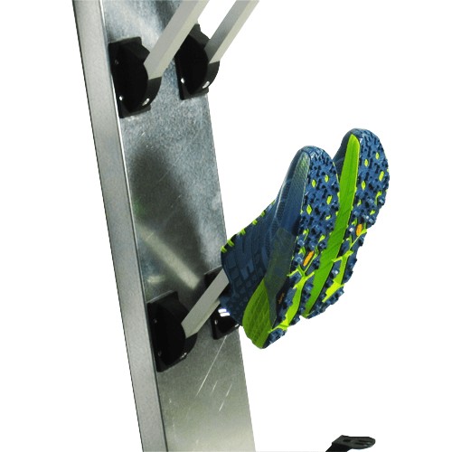 Sèche et chauffe chaussures 4 paires - aspect zingué - chaussures de running